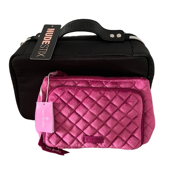 Vera Bradley & Nudestix Cosmetic Case Bundle - Picture 1 of 8